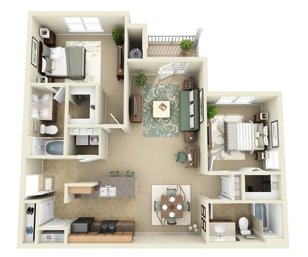 Cypress floor plan